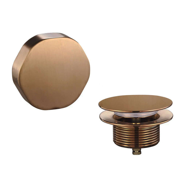 Bouton/bouchon Badoverloop Wiesbaden brossé bronze cuivre