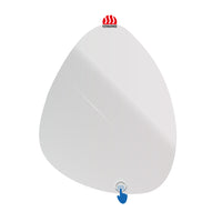 ALONI UOVO SPIEGEL - MET LED VERLICHTING - EIROND - ZONDER LIJST - MET VERWARMING - KLEURTEMPERATUUR LED 3500-6500K - 60X100CM