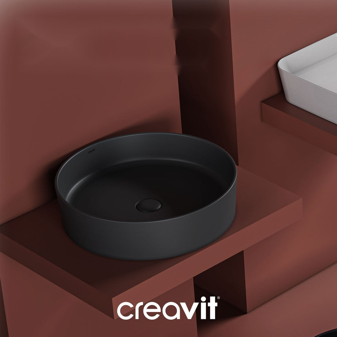 Creavit Loop LP145-00AM00E-0000 mat antraciet - sfeerbeeld