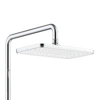ALONI THERMOSTATISCHE DOUCHEKRAAN MET PLANCHET CHROOM WIT