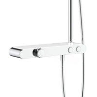 ALONI THERMOSTATISCHE DOUCHEKRAAN MET PLANCHET CHROOM WIT