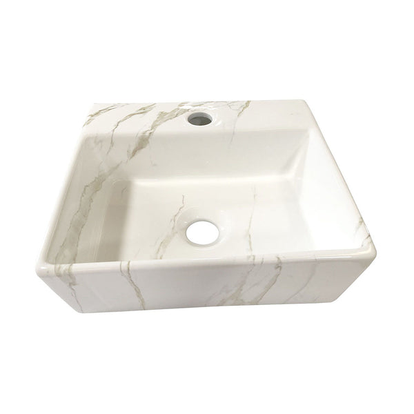 Leto Fontaine Wiesbaden 33,5x29x11,5 cm Céramique Carrara