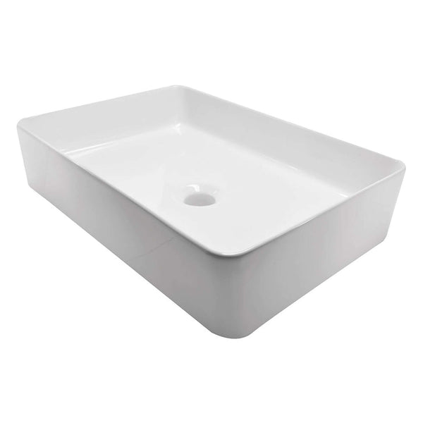 Link Design Lavabo Rectangulaire Wiesbaden 35x50x14,5 cm Blanc