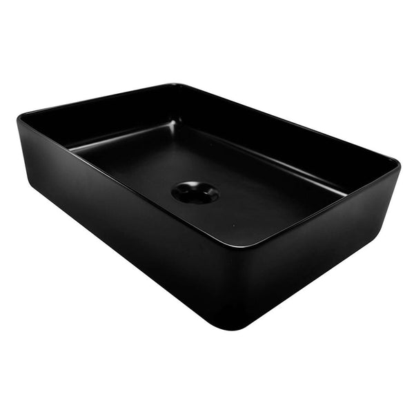 Link Design Lavabo Rectangulaire Wiesbaden 35x50x14,5 cm Noir