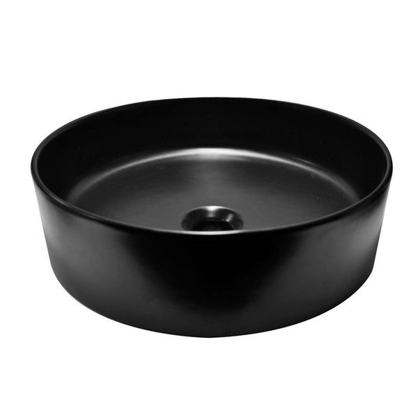 Link Design Lavabo Rond Wiesbaden 40 cm Noir