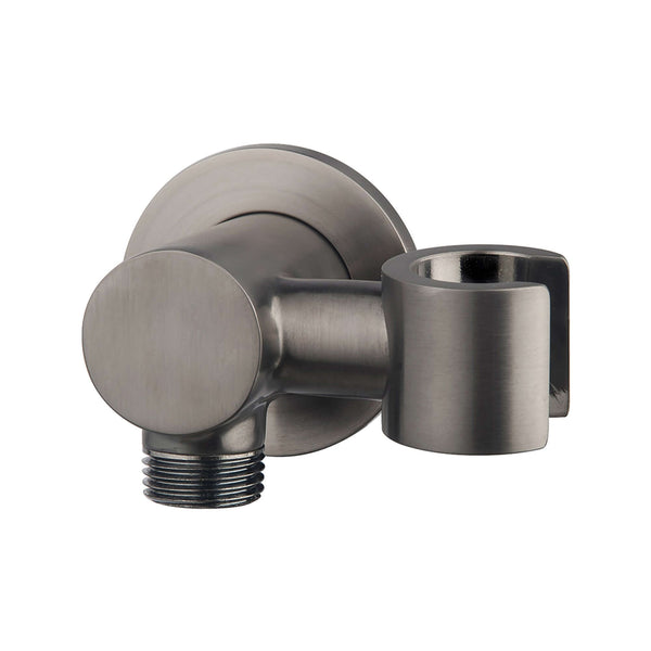 Support de douchette de luxe Wiesbaden Raccord de douche avec embout inclinable 1/2'' en Gunmetal