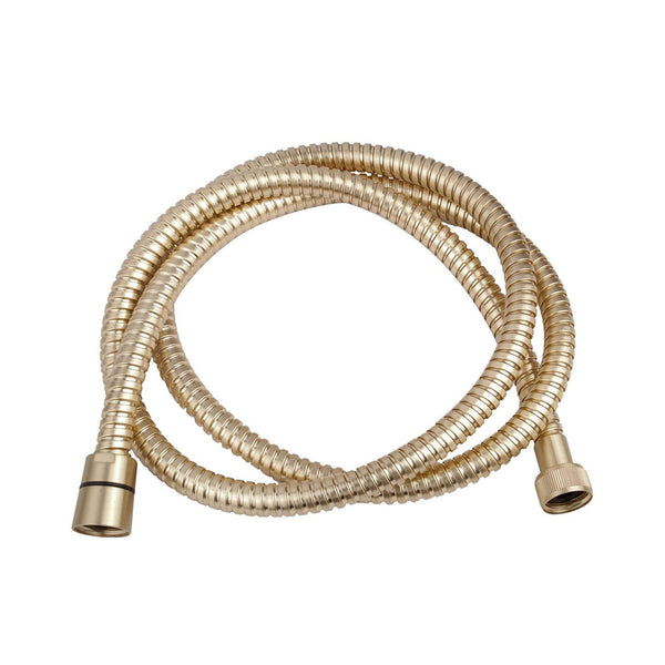 Luxe tuyau de douche conique Wiesbaden 150 Cm en laiton brossé or