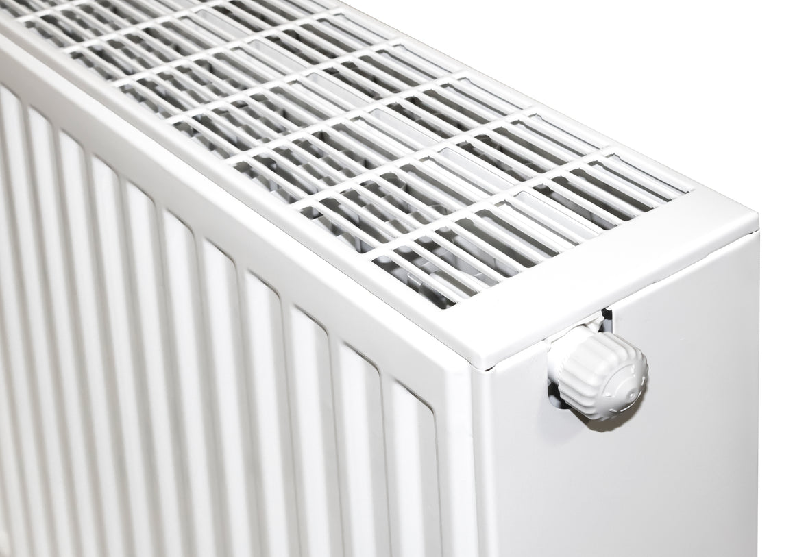 Stelrad Novello Paneelradiator - T33 - 8 Aansluitingen - 400X1200MM - 2053W - Glanzend WIT