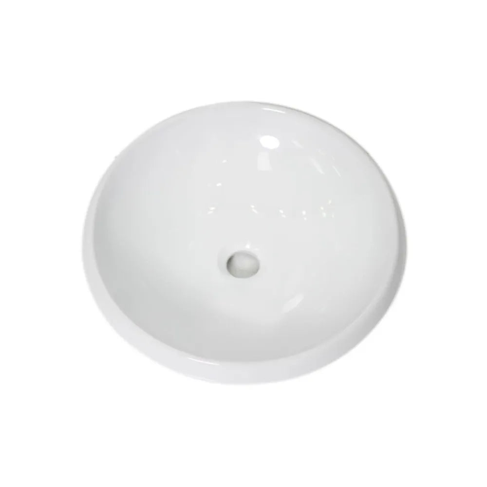Creavit MN045 ronde opbouwwastafel 45 cm wit