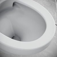 CREAVIT NESS HANGTOILET - TORNADO FLUSH - RANDLOOS - ZONDER ZITTING - GLANZEND WIT