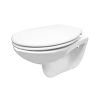 Neptunus 2.0 toilette murale sans rebord avec siège de toilette Ultimo 3.0 softclose et libération rapide brillant blanc