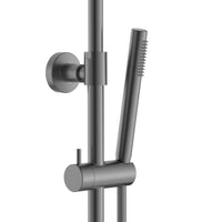 ALONI OPTIMA RONDO REGENDOUCHESET - THERMOSTATISCH - OPBOUW - BELGAQUA - GUNMETAL (PVD)