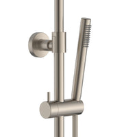 ALONI OPTIMA RONDO REGENDOUCHESET - THERMOSTATISCH - OPBOUW - BELGAQUA - GEBORSTELD RVS