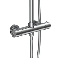 ALONI OPTIMA RONDO REGENDOUCHESET - THERMOSTATISCH - OPBOUW - BELGAQUA - CHROOM