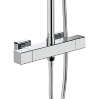 ALONI OPTIMA QUADRO REGENDOUCHESET - THERMOSTATISCH - OPBOUW - BELGAQUA - CHROOM
