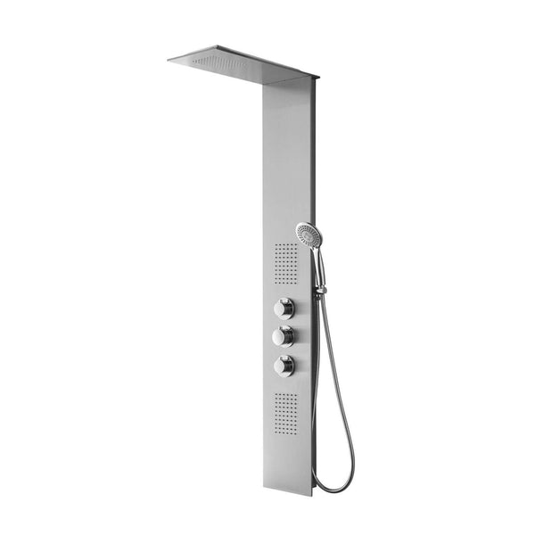 Ontario RVS colonne de douche avec robinet thermostatique Wiesbaden