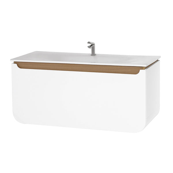 Creavit Pion 120 Onderkast 119,5×85×52,5 cm – Wit Eiken