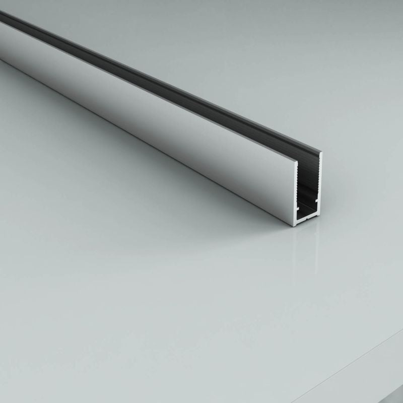 ALONI MUURPROFIEL VOOR DOUCHEWAND - 200 CM - CHROOM - detailafbeelding