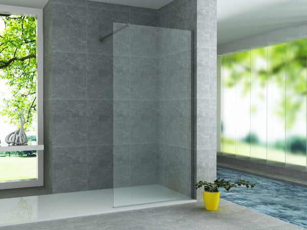 ALONI Glazen inloopdouchewand 8MM (120X200CM) - zonder Bevestigingen