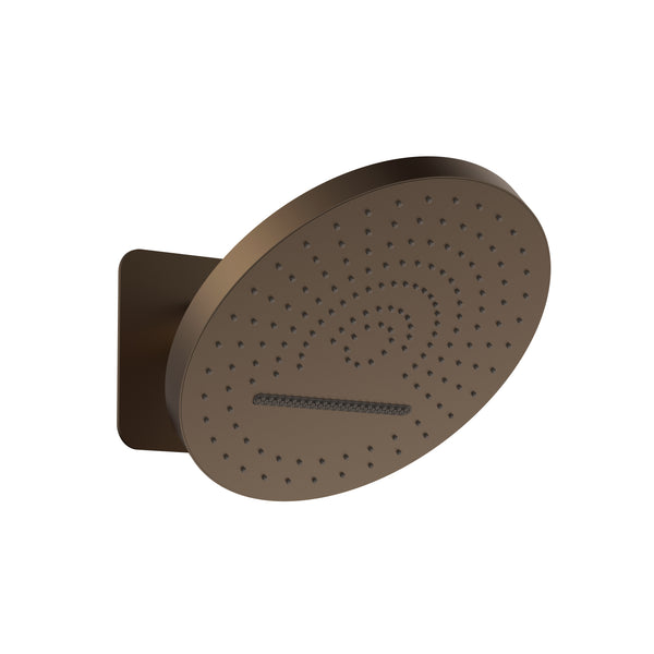 UNIFORMA KOPF DUSCHE TROPICAL RAIN XL - 2 FUNKTIONEN - WANDMONTAGE - MIT UNTERPUTZGEHÄUSE - BRAUN BRONZE (PVD)
