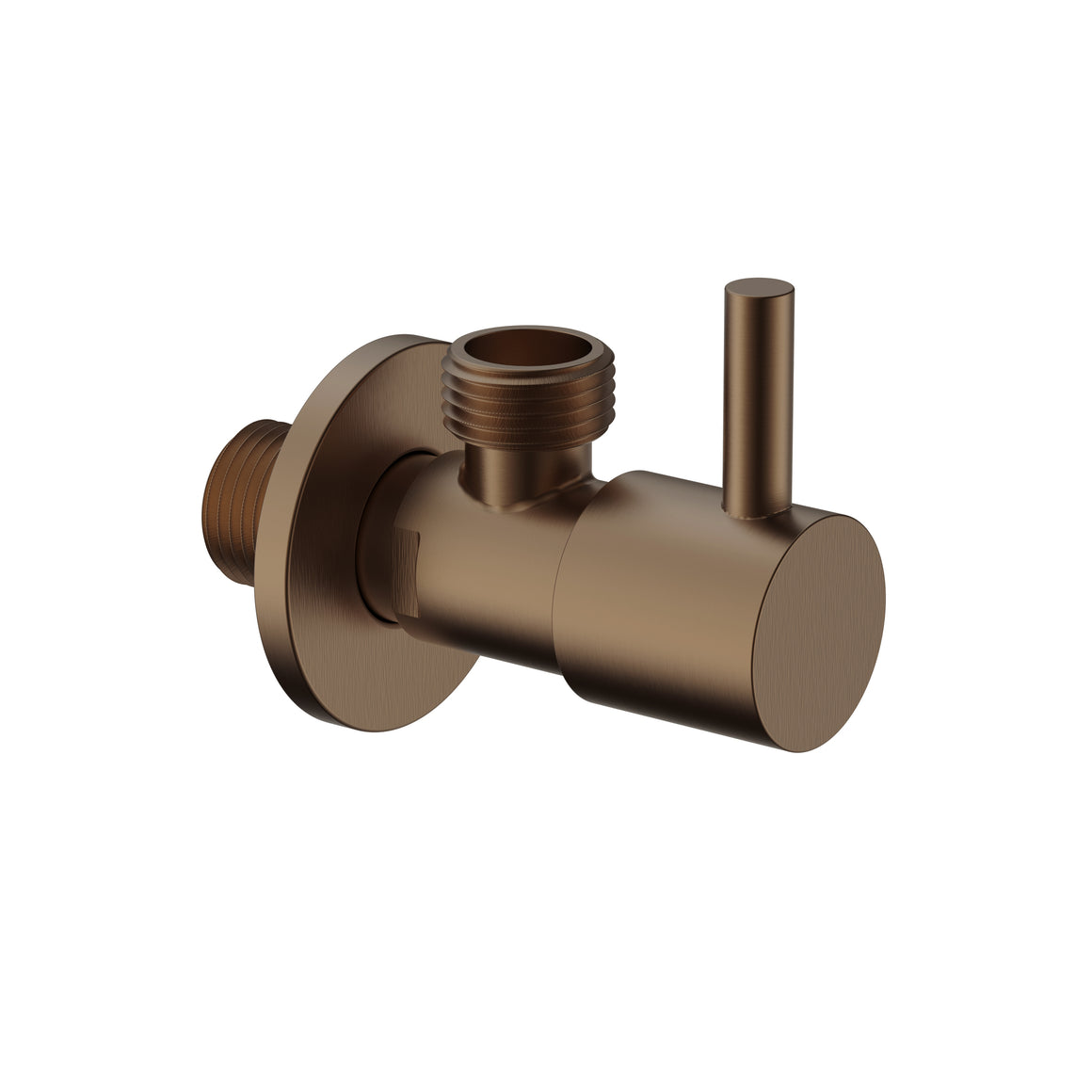 UNIFORMA Hoekstopkraan Bruin Brons 1/2" 3/8"