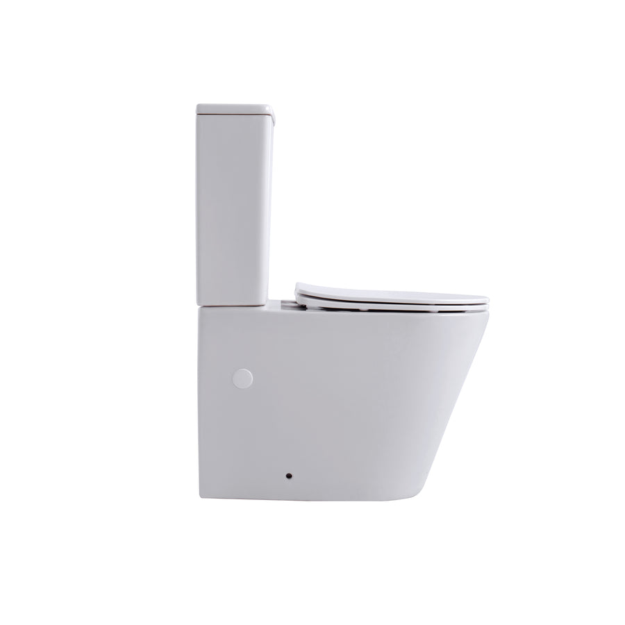 Aloni PRO3027 Duoblok - Staand Toilet - met Reservoir - met Spoelmechanisme - Dubbele Spoeling 4/6L - met Zitting