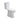 Aloni PRO5026 Duoblok - Staand Toilet met Bidet - Randloos - S-Trap - Vloeruitlaat - met Reservoir - met