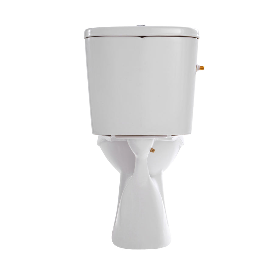 Aloni PRO5026 Duoblok - Staand Toilet met Bidet - Randloos - S-Trap - Vloeruitlaat - met Reservoir - met