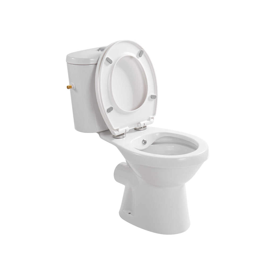 Aloni PRO5027 Duoblok - Staand Toilet met Bidet - Randloos - P-Trap - Muuruitlaat - met Reservoir - met Spoelmechanisme