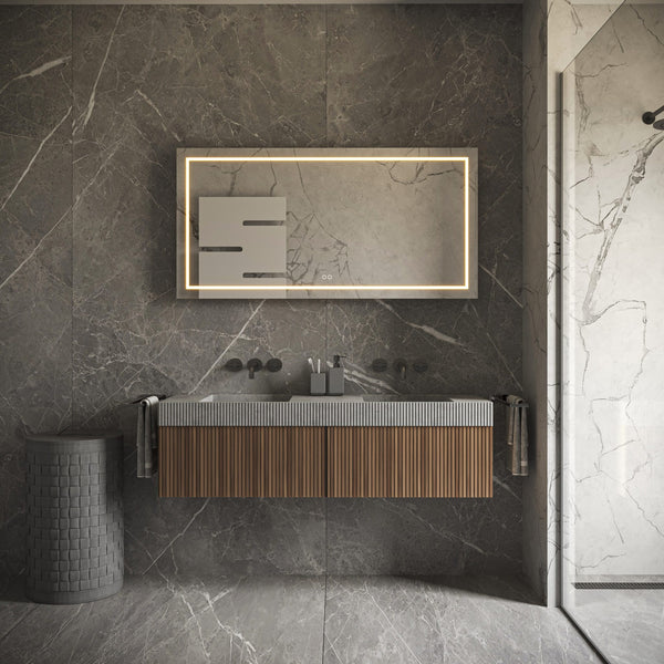 Hipp Design Phantom 001 spiegel met directe en indirecte verlichting en verwarming