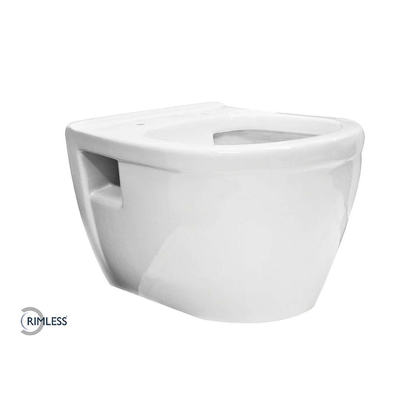 Prio toilette suspendue sans rebord glans blanc