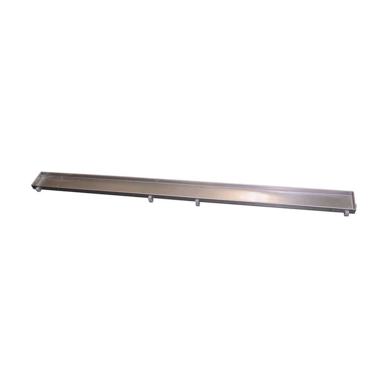 RVS Grille pour caniveau de douche Wiesbaden 110X7 Cm
