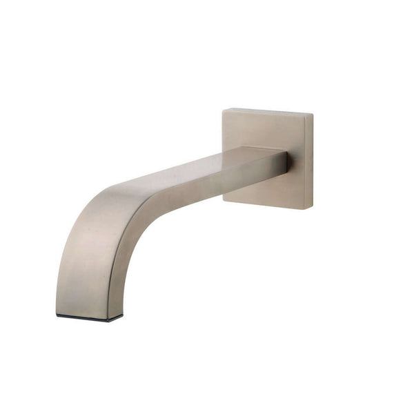 Rombo baduitloop carré 25 cm 1/2'' acier brossé PVD