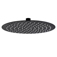 ALONI ROND RAINSHOWER RVS MAT ZWART Ø30CM