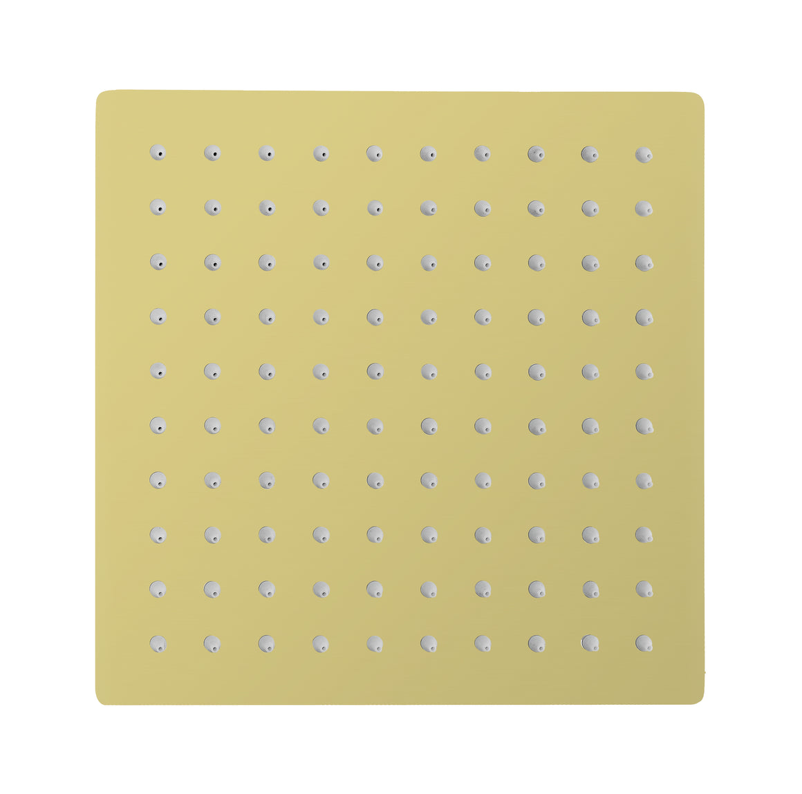 Aloni Vierkant rainshower Geborsteld Goud - productfoto