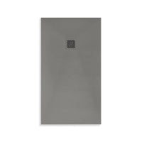 ALONI MADISON DOUCHEBAK - COMPOSIET - 100X100X3CM - MAT GRIJS