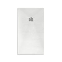 ALONI MADISON DOUCHEBAK - COMPOSIET - 100X100X3CM - MAT WIT
