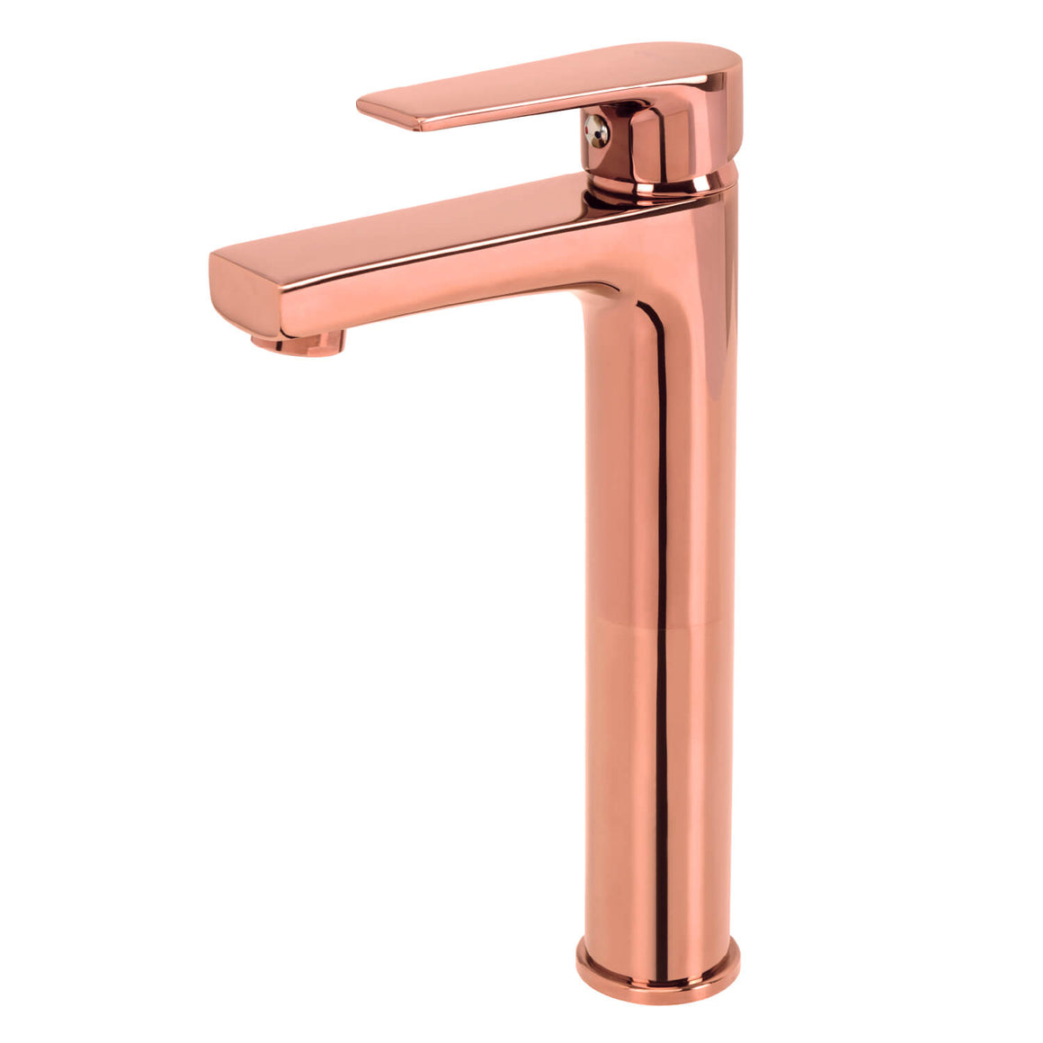Creavit Sharp hoge wastafelkraan rose gold