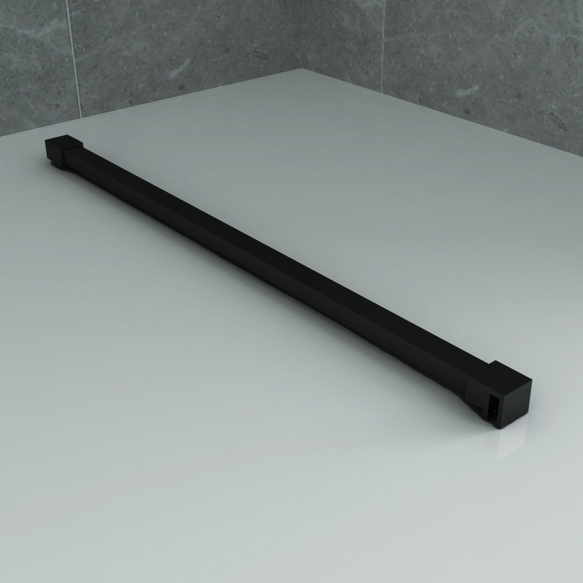 ALONI STABILISATIESTANG - INKORTBAAR - 120 CM - MAT ZWART