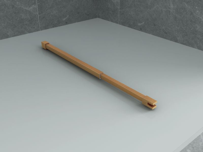 ALONI PLAFONDSTEUN - VERSTELBAAR - 43-80 CM - BRUIN BRONS - detailafbeelding