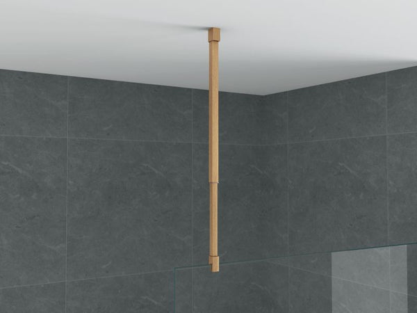 ALONI PLAFONDSTEUN - VERSTELBAAR - 43-80 CM - BRUIN BRONS