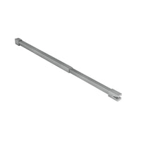 ALONI PLAFONDSTEUN - VERSTELBAAR - 43-80 CM - GEBORSTELD RVS