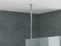 ALONI PLAFONDSTEUN - VERSTELBAAR - 43-80 CM - GEBORSTELD RVS