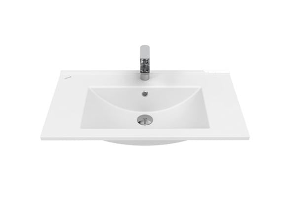 Creavit Su SU080 wastafel SU080-00CB00E-0000 glanzend wit - productfoto