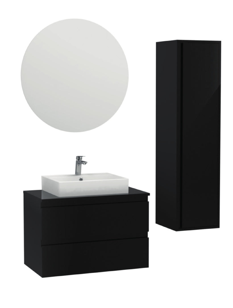 Creavit Su SU080 wastafel SU080-00CB00E-0000 glanzend wit - sfeerbeeld