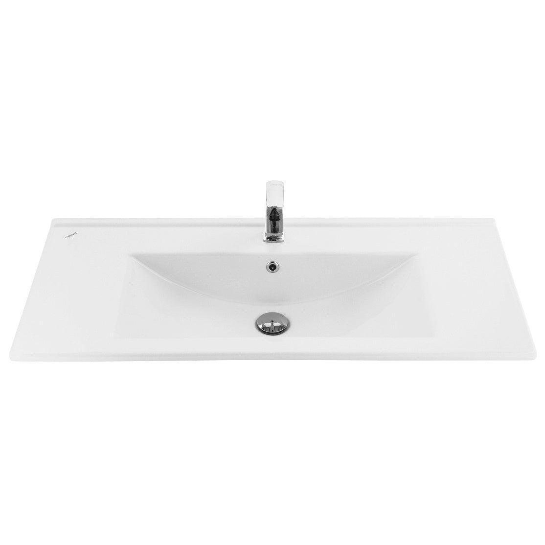 Creavit Su SU100 wastafel SU100-00CB00E-0000 glanzend wit - productfoto