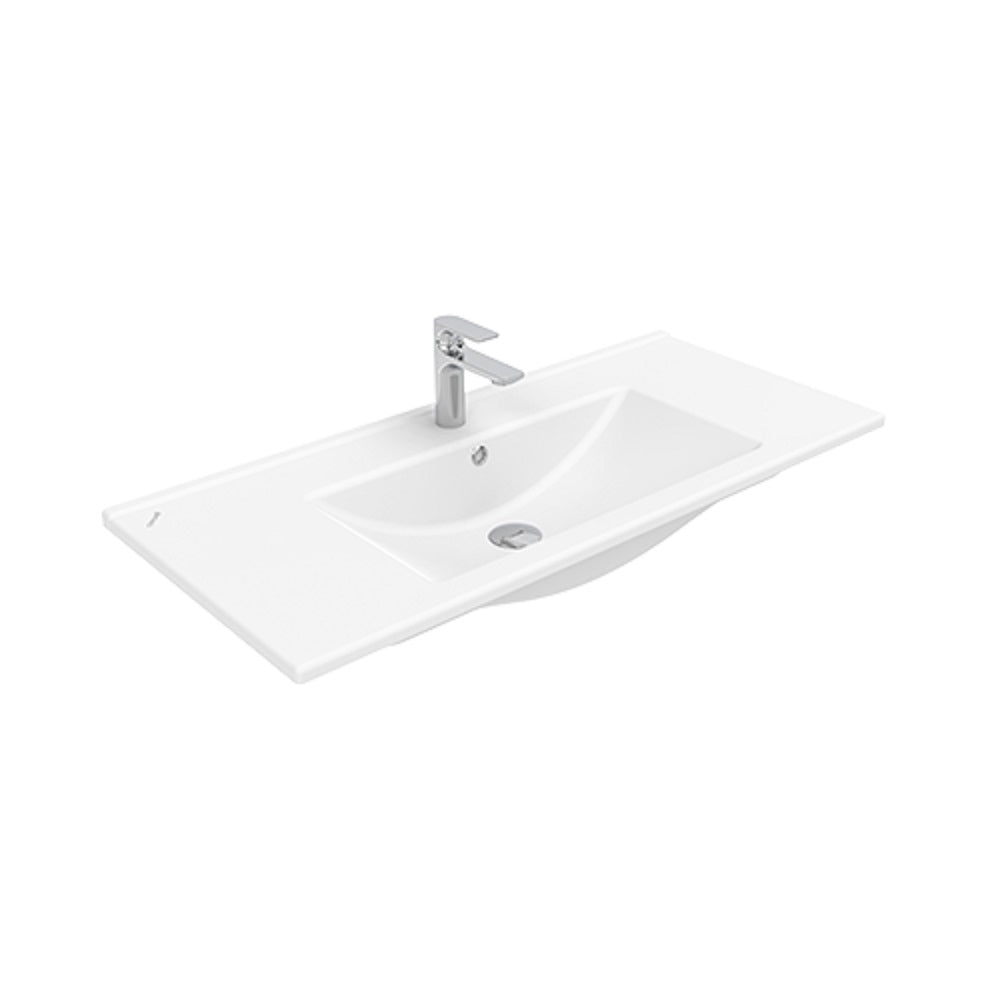 Creavit Su SU100 wastafel SU100-00CB00E-0000 glanzend wit - sfeerbeeld