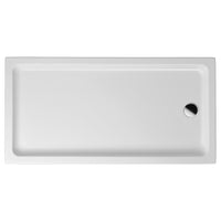 ALONI DOUCHEBAK - RECHTHOEK - ACRYL - 120X80X4 CM - GLANZEND WIT