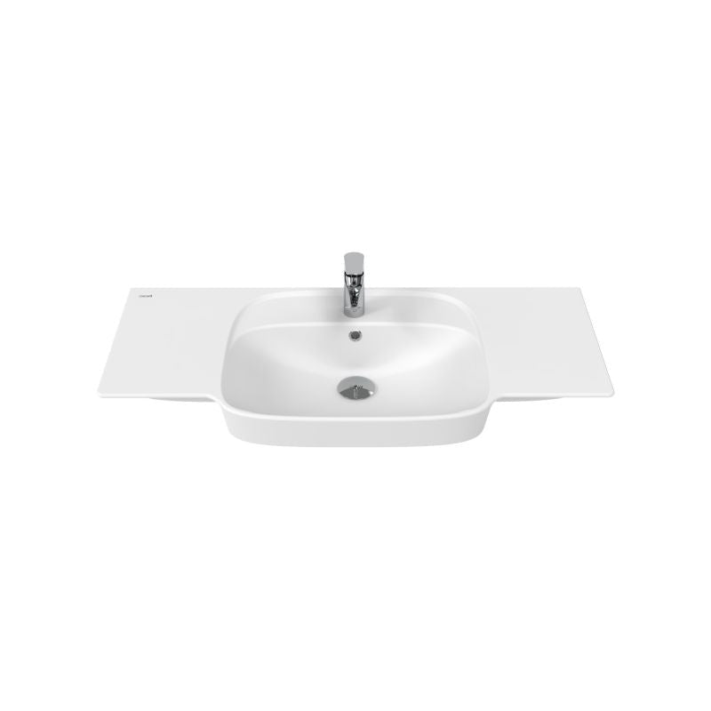 Creavit Saily SY100 wastafel SY100-00CB00E-0000 glanzend wit - productfoto