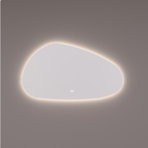 Hipp Design SPV 13600 organische spiegels links met kleurenwissel verlichting en verwarming